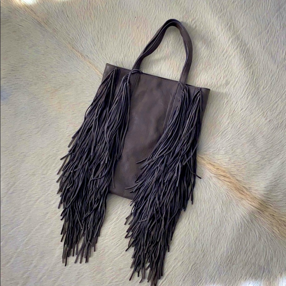 Kenneth Cole Fringe Shoulder Bag